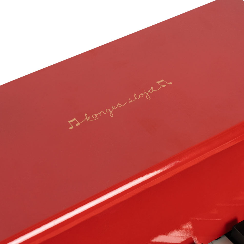 Red Wooden Glossy Toy Piano